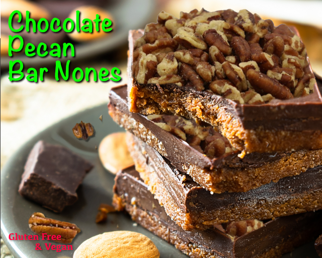 Chocolate Pecan Bar Nones
